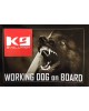 Sticker Working Dog on Board