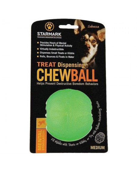 Starmark μπάλα παιχνίδι σκύλου Treat dispensing chew ball