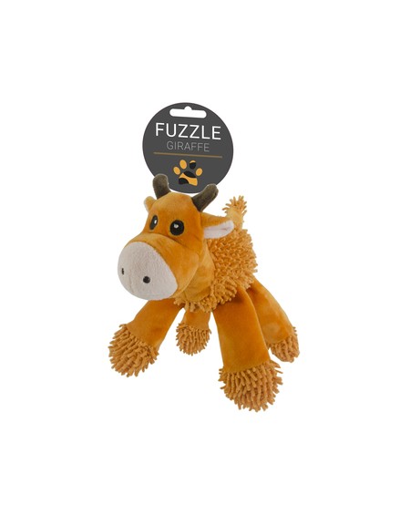 FUZZLE CUDDLY TOY WITH 5 SQUEAKERS GIRAFFE