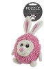 FUZZLE CUDDLY TOY WITH SQUEAKER RABITT