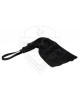Teether shredder leather "cloth" with one black handle, length 65cm